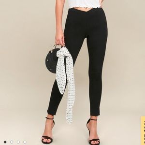 Black Denim Leggings